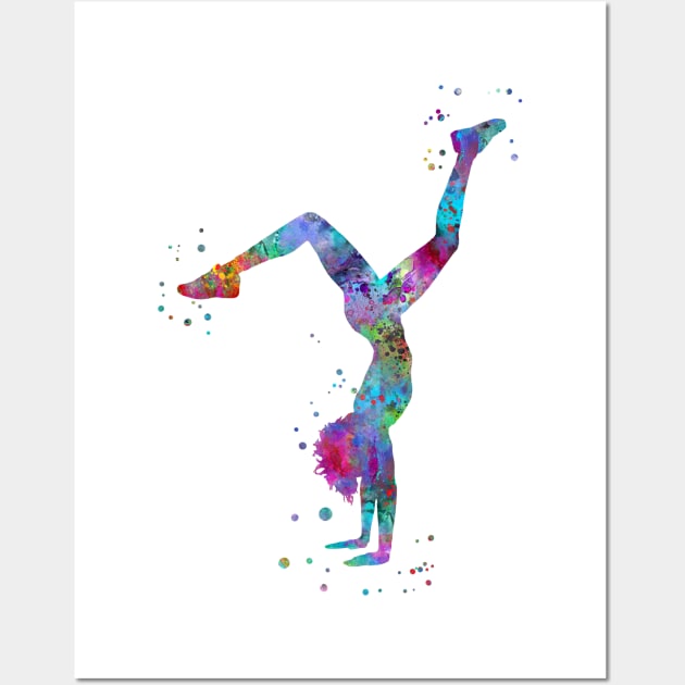 Handstand Wall Art by RosaliArt